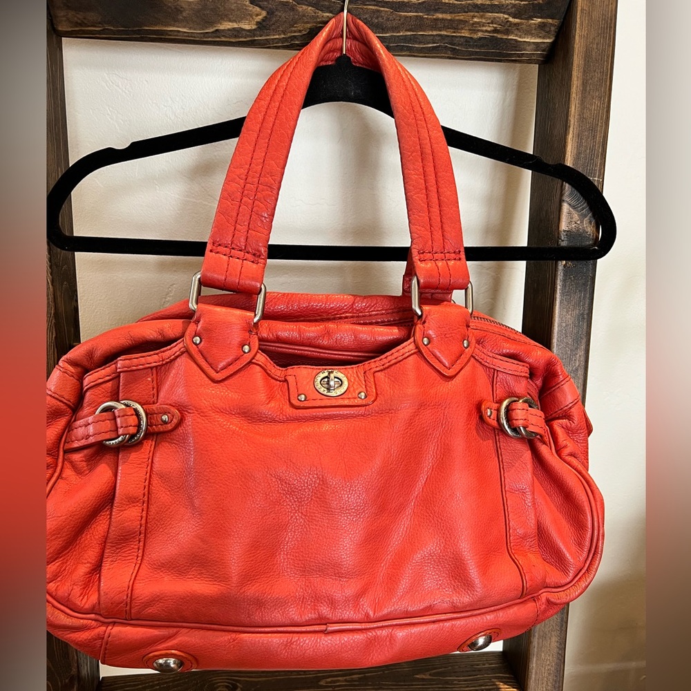 Marc by Marc Jacobs Orange Leather Shoulder Bag